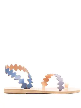 Ancient Greek Sandals: Голубые сандалии  Eleftheria