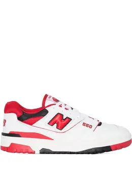 New Balance: Красные кроссовки  550