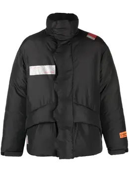 Heron Preston: Чёрное пальто 