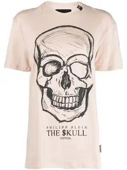 Philipp Plein: Футболка  Skull с принтом