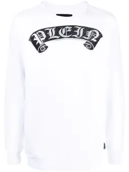 Philipp Plein: Свитшот  Gothic Plein со стразами