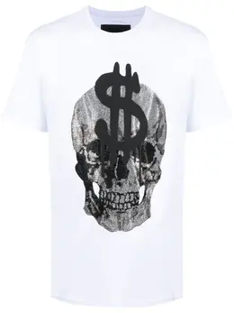 Philipp Plein: Футболка  Skull с принтом