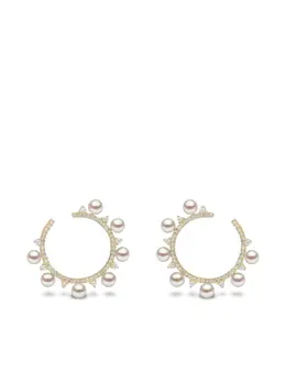 Yoko London: Серьги  Sleek Akoya