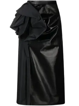 Maison Margiela: Кожаная юбка 