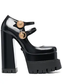 Versace: Чёрные туфли  Medusa