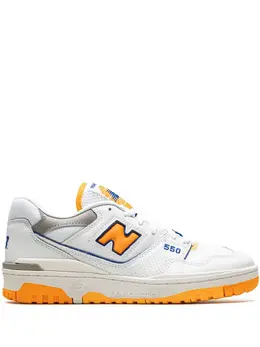 New Balance: Белые кроссовки  550