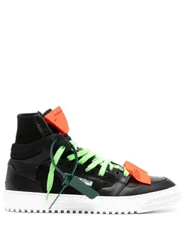 Off-White: Чёрные кроссовки  Off Court