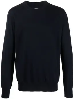 Jil Sander: Синий свитер 