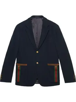 Gucci: Однобортная куртка  Web