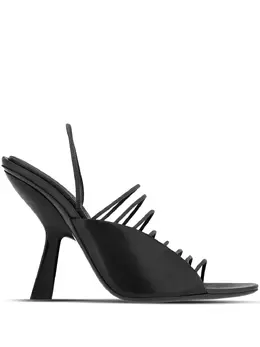 Salvatore Ferragamo: Чёрные сандалии 