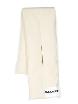 Jil Sander: Белый шарф 