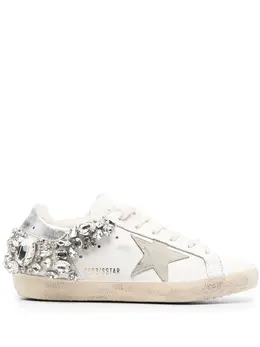 Golden Goose: Белые кроссовки  Super Star