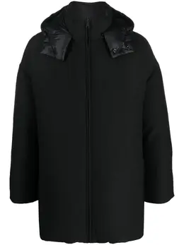 Valentino: Пальто с капюшоном 