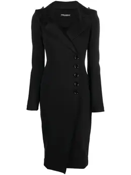 Dolce & Gabbana: Платье с длинным рукавом 