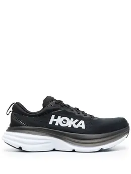 Hoka One One: Чёрные кроссовки 