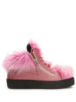 Giuseppe Zanotti: Розовые кроссовки 