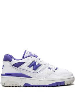 New Balance: Фиолетовые кроссовки  550