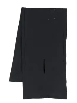 Maison Margiela: Чёрный шарф 