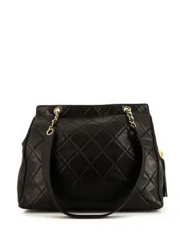 Chanel Pre-Owned: Чёрная сумка 