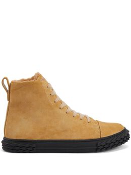 Giuseppe Zanotti: Коричневые кроссовки  Ecoblabber