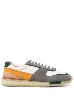 Clarks Originals: Жёлтые кроссовки 