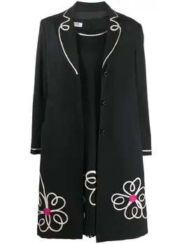Moschino Pre-Owned: Платье с растительным принтом 