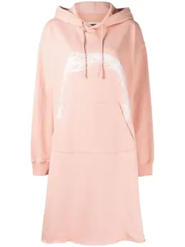 MM6 Maison Margiela: Платье со змеиным принтом 