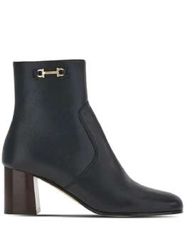 Salvatore Ferragamo: Чёрные ботинки 