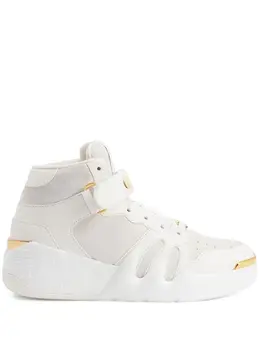 Giuseppe Zanotti: Белые кроссовки  Talon