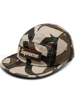 Supreme: Кепка  Camp с принтом