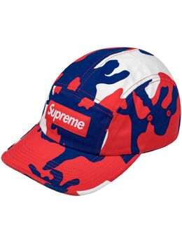 Supreme: Красная кепка  Washed Chino Twill Camp