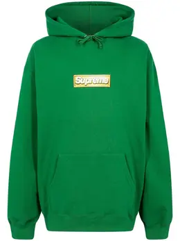 Supreme: Зелёная толстовка  Box Logo