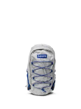 Supreme: Серебристый рюкзак 