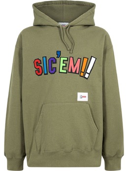 Supreme: Зелёная толстовка  WTAPS