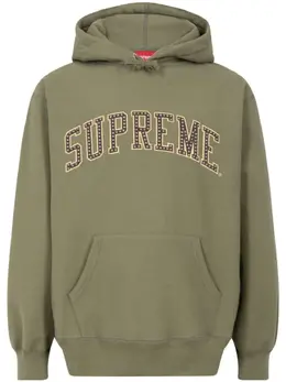 Supreme: Зелёная толстовка  Stars