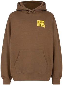 Supreme: Коричневая толстовка 