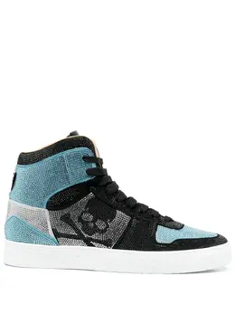 Philipp Plein: Светлые кроссовки 