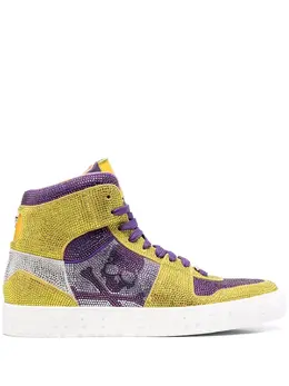 Philipp Plein: Жёлтые кроссовки  Skull