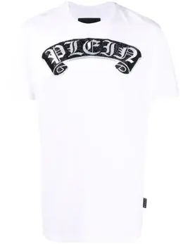 Philipp Plein: Белая футболка 
