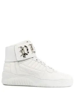 Philipp Plein: Белые кроссовки 