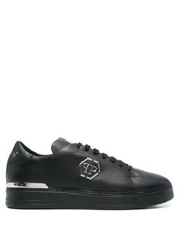 Philipp Plein: Чёрные кроссовки  Hexagon