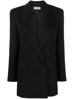 Saint Laurent: Жакет в полоску 