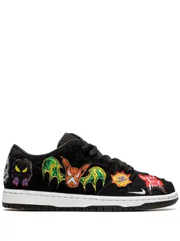 Nike: Чёрные кроссовки  SB Dunk Low