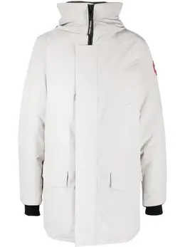 Canada Goose: Белый пуховик  Langford