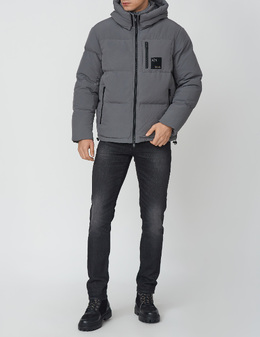 ARMANI EXCHANGE: Сірі пуховики 