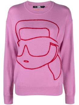 Karl Lagerfeld: Розовый свитер 