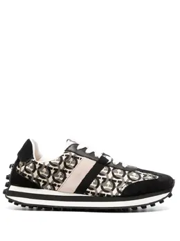 Ferragamo: Чёрные кроссовки  Gancini