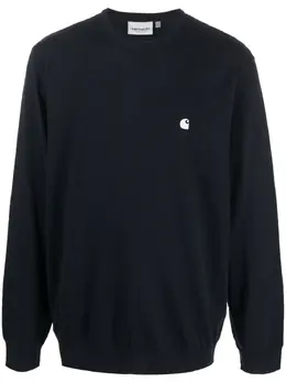 Carhartt WIP: Синий свитер 