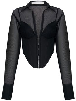 Dion Lee: Прозрачная рубашка 