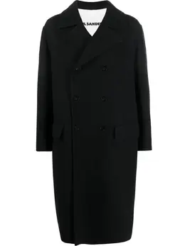 Jil Sander: Двубортное пальто 